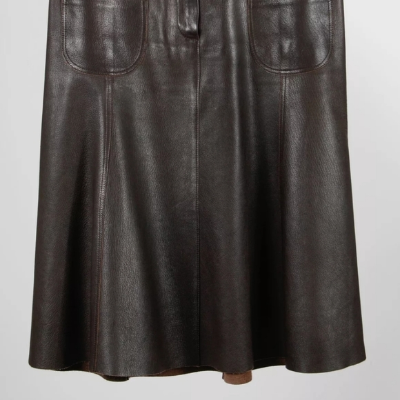 SALE💫Chloé Deer Skin Skirt SZ 42 - Picture 8 of 14